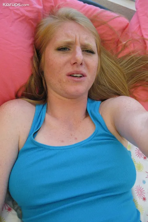Pale Redhead Amateur Rides a Sybian and Spreads – photo 7 of 20