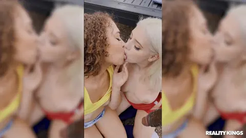 Willow Ryder: Latina Blonde and Brunette Share Interracial Threesome Outdoors – photo 21 of 21