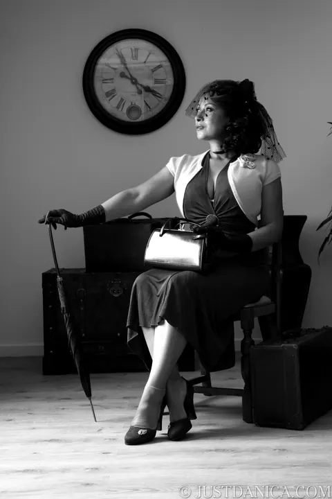 Danica Collins: Ebony MILF in Stockings Spreads Her Hairy Pussy – photo 1 of 13
