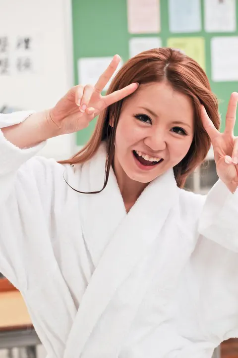 Sakamoto Hikari: Japanese Redhead Strips Out of Her Uniform Skirt and Panties – photo 9 of 15