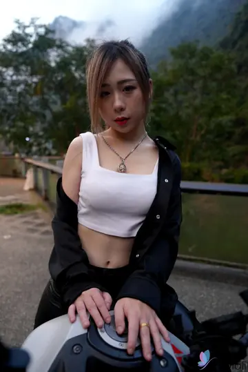 Chinese Redhead in Leather Lingerie Takes Anal Sex