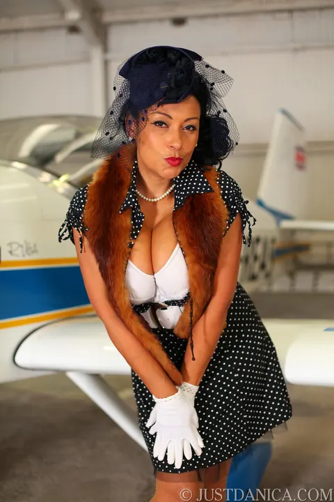Danica Collins: Thick Ebony MILF Flaunts Her Big Natural Tits in Stockings and Heels – photo 5 of 21