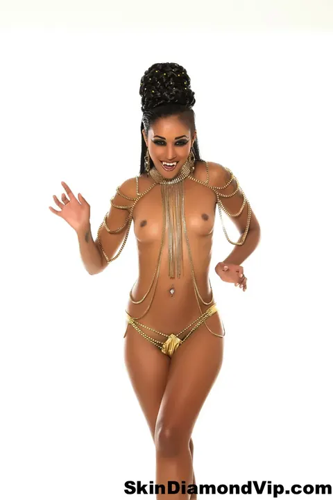 Skin Diamond: Ebony MILF Strips Out of Her Bikini and Flaunts Her Body – photo 15 of 15