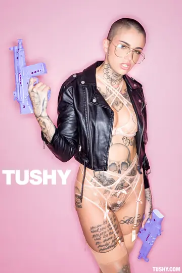 Tattooed PAWG Takes Anal Doggy Style in Lingerie