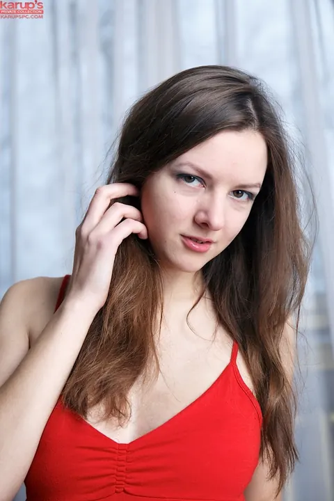 Rebeka Ruby: Slim Brunette Uses a Dildo Anally and Spreads Wide – photo 3 of 21