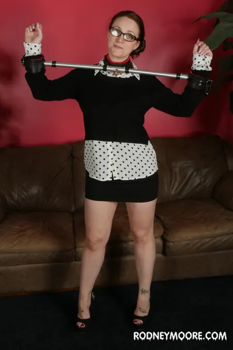 Rain Smith: Tall Brunette MILF in Glasses and Heels Flaunts Ink – photo 20 of 20