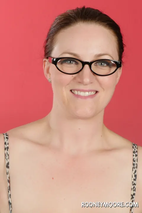 Rain Smith: Tall Brunette MILF in Glasses and Heels Flaunts Ink – photo 2 of 20