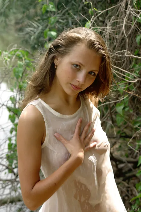 Sandra B: Brunette with Small Natural Tits Strips Nude and Poses Naked – photo 20 of 21