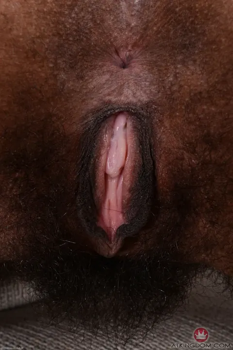 Oya: Petite Ebony Brunette Spreads Her Legs to Show Her Hairy Pussy – photo 21 of 21