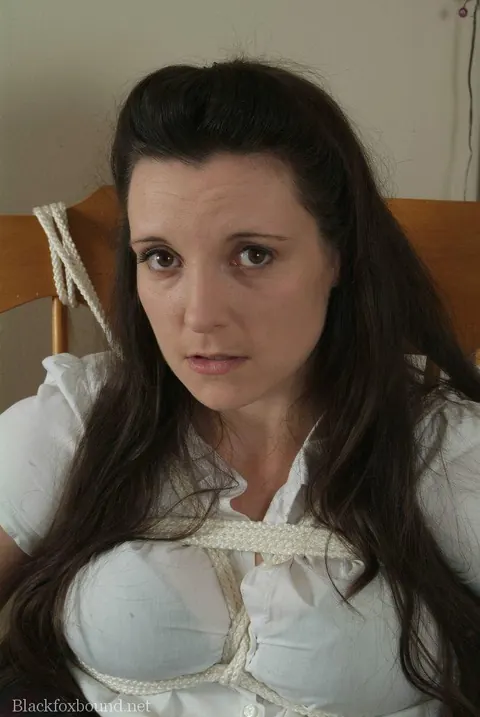 Ivy Rain: Busty British Brunette Tied Up in Heels Spreads Her Legs – photo 5 of 16