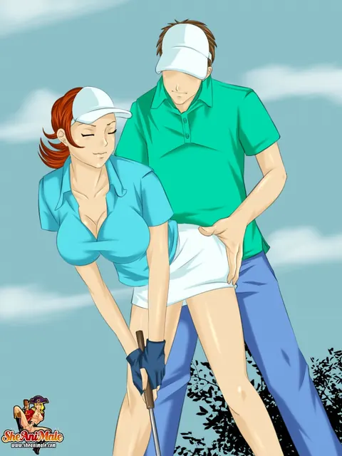 Redhead Trans Woman Poses Nude on the Golf Course – photo 2 of 12