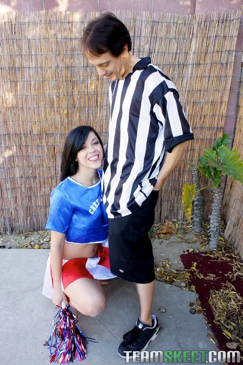 Savannah Camden: Tattooed Latina Strips Out of Her Uniform and Fucks Outdoors – photo 12 of 18