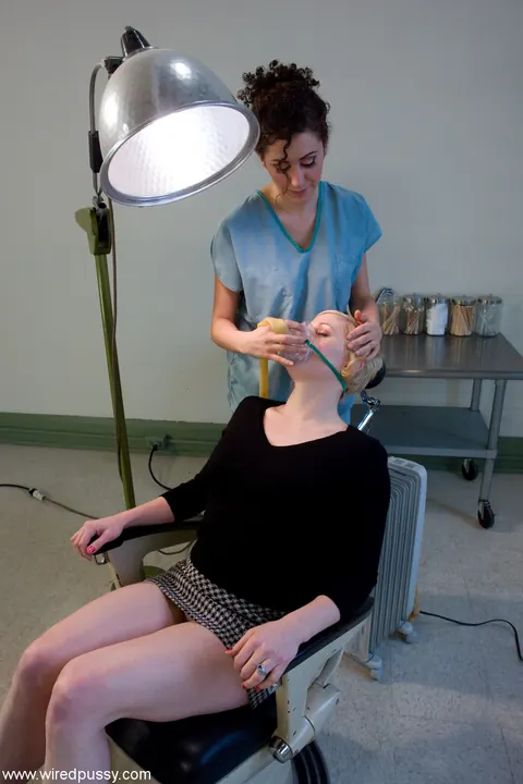 Short-Haired Blonde MILF Submits to Lesbian BDSM – photo 3 of 20
