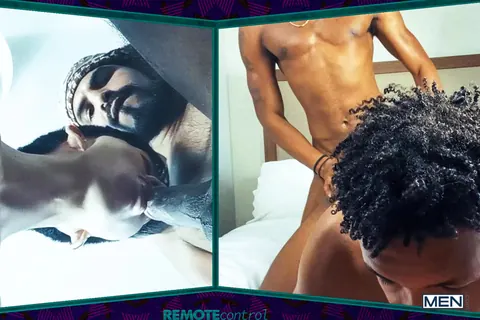 Two Men Kiss and Fuck in Interracial Encounter – photo 11 of 21