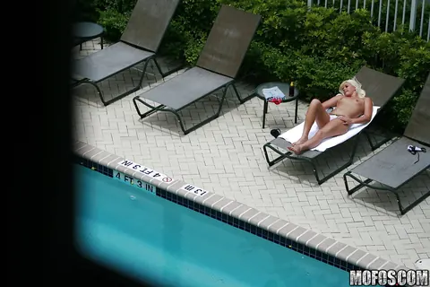 Shay Golden: Blonde PAWG Strips Out of Her Skirt and Bikini Outdoors – photo 7 of 16