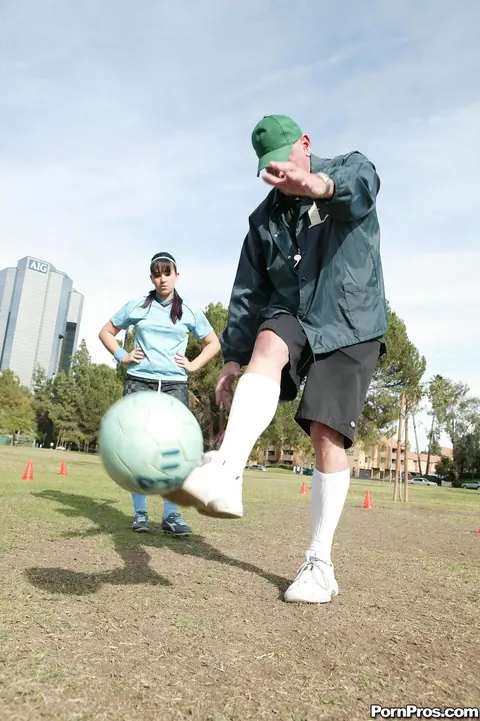 Alexa Jordan: Petite Brunette Fucks Her Soccer Coach Outdoors – photo 5 of 21