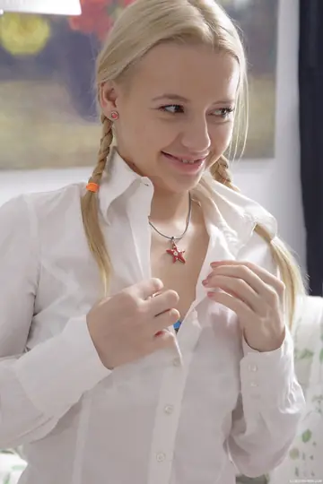 Thick Blonde in Uniform Gets Fucked Doggy Style and Takes Anal