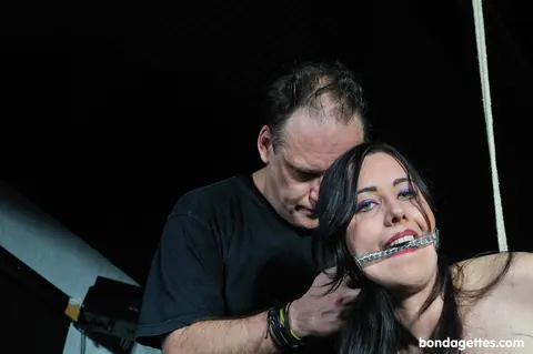 Honesty: Brunette Bound in Restraints for BDSM – photo 18 of 21