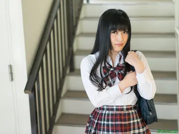 Asian Woman Strips Off Her Uniform for Outdoor Creampie