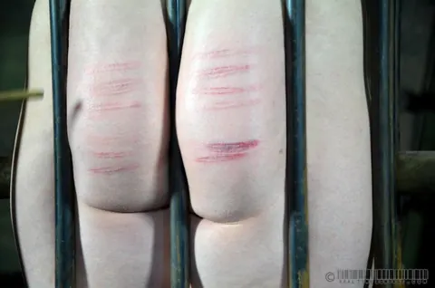 Claire Adams: Tattooed Redhead MILF Takes a Dildo While Bound in Dungeon Games – photo 6 of 16