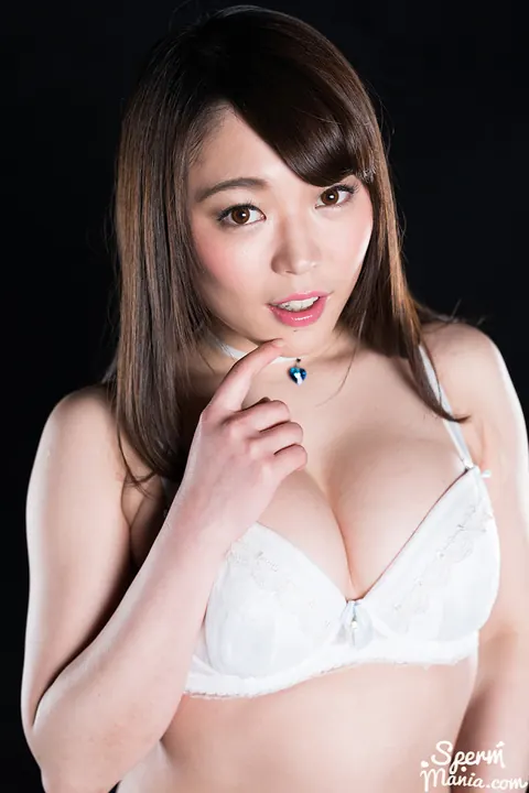 Yui Kawagoe: Japanese Brunette in Lingerie Strokes Two Cocks for a Cumshot – photo 2 of 16