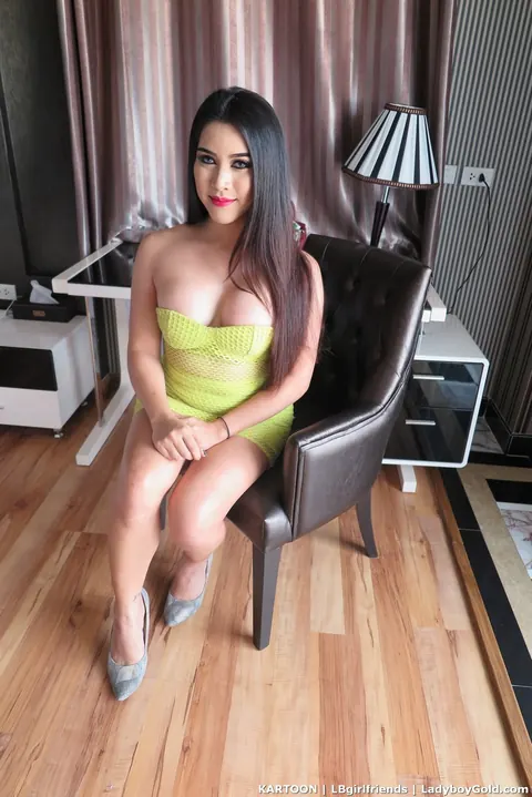 Trans Woman Strips Out of Her Panties and Poses Nude – photo 1 of 18