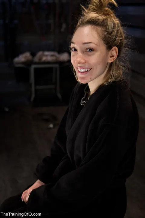 Lily LaBeau: Tall Blonde with Natural Tits Hangs in Bondage and Uses a Dildo – photo 20 of 20