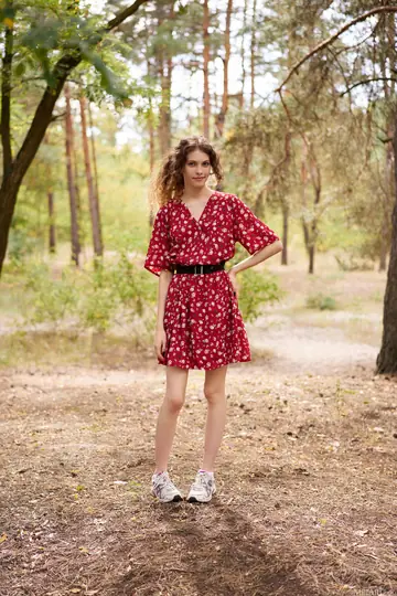 Ukrainian Brunette Poses Nude in Glamour Shoot