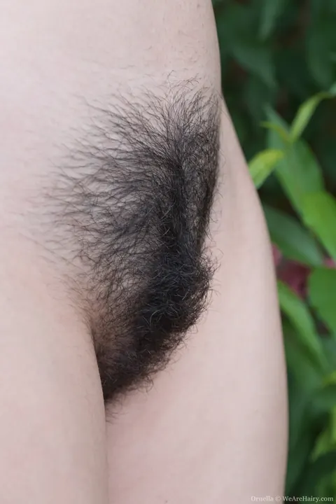 Black-Haired Woman with Short Hair Spreads Her Hairy Pussy Outdoors – photo 12 of 16