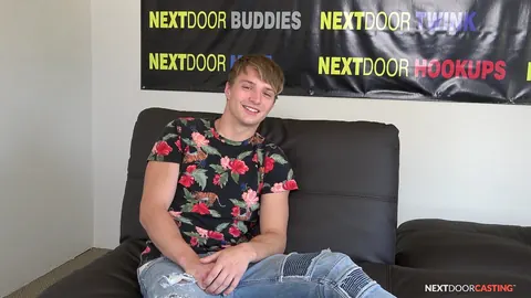 Man Masturbates and Fingers His Ass in Casting – photo 2 of 15