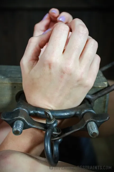Delirious Hunter: Blonde MILF with Small Natural Tits in Outdoor Bondage and Dildo Play – photo 4 of 16