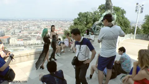 Fetish Liza: Tall Brunette Takes Public Outdoor BDSM Anal and Toys – photo 8 of 21