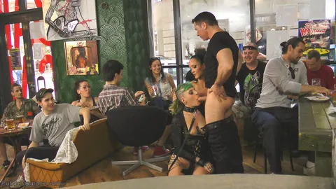 Fetish Liza: Tall Brunette Takes Public Outdoor BDSM Anal and Toys – photo 14 of 21