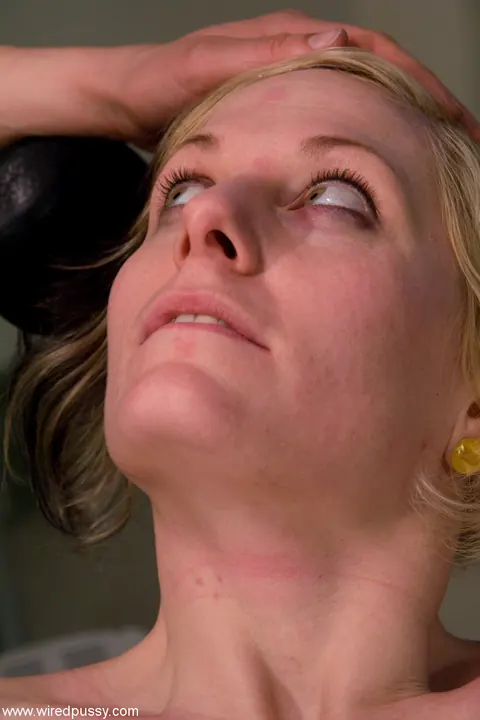 Blonde Dominates Bound Partner in Lesbian Bondage – photo 16 of 21