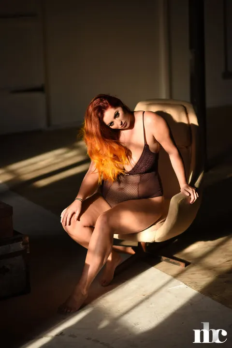 Lucy Collett: Redhead BBW Spreads Her Legs and Shows Her Big Tits – photo 5 of 21