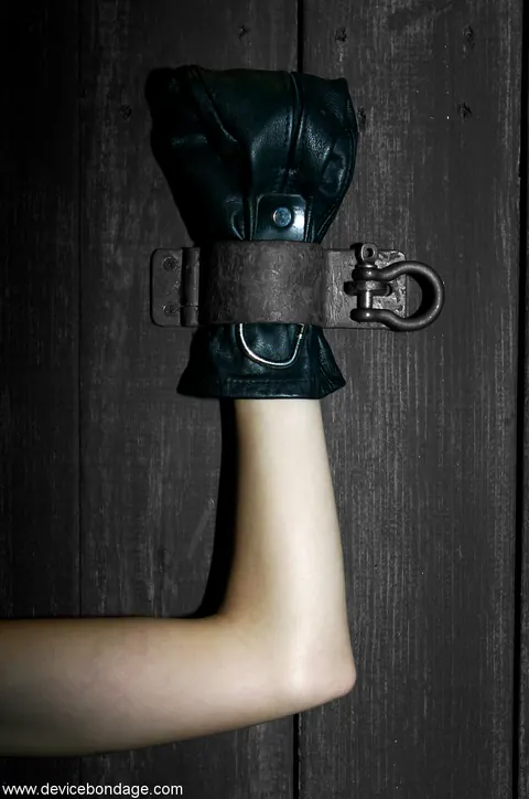 Miss Kitty: Short-Haired Blonde in Bondage Spreads Her Legs and Uses a Dildo in Heels – photo 9 of 20