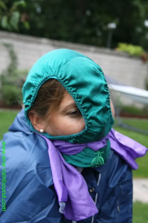 Thick MILF Bound to Table Outdoors with Panties on Face – photo 5 of 16