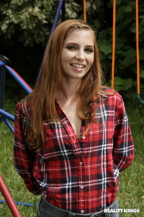 Ava Parker: Athletic Brunette Has Outdoor Public Sex in a Threesome – photo 1 of 21