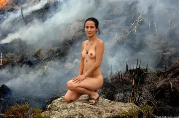 Mature Spanish Brunette with Hairy Pussy Poses Nude
