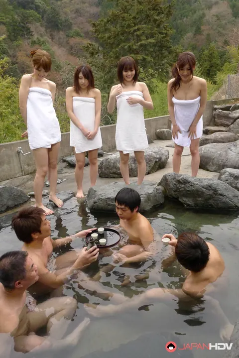 Hikaru Ayami: Japanese Woman Masturbates Before Poolside Group Sex – photo 1 of 15