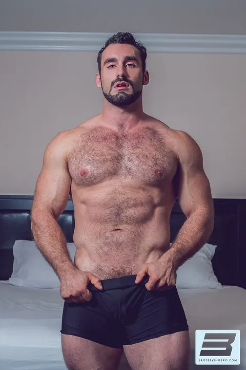 Hairy Thick Men Suck and Fuck in Gay Anal Session – photo 6 of 21