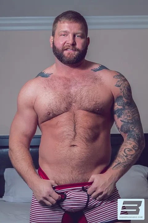 Hairy Thick Men Suck and Fuck in Gay Anal Session – photo 4 of 21