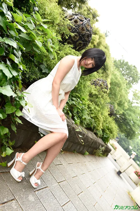 Mari Koizumi: Petite Japanese Brunette Bound for Group Sex on the Sofa – photo 1 of 21