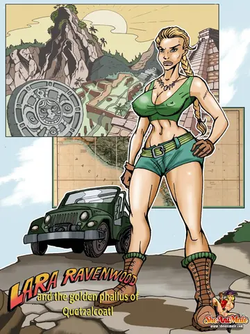 Busty Trans Woman Gets Gangbanged by a Tribe