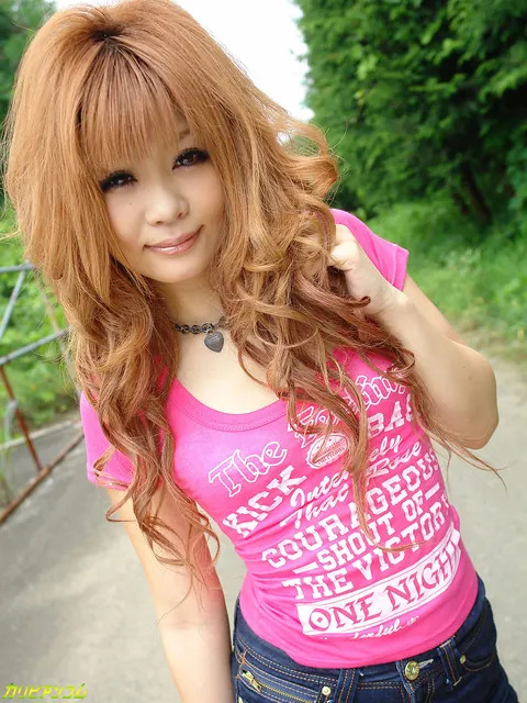 Sarina Tsubaki: Petite Asian Redhead Strips Nude and Poses – photo 1 of 12
