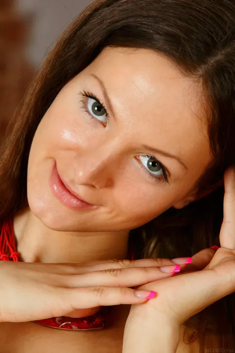 Zhanet A: Slim Athletic Brunette Undresses and Spreads Her Shaved Pussy – photo 16 of 21