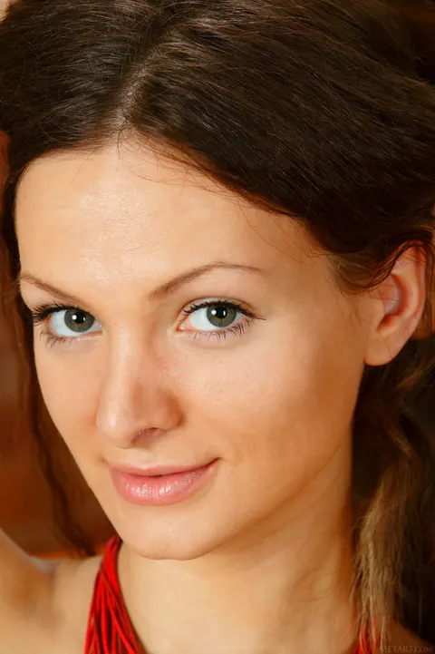 Zhanet A: Slim Athletic Brunette Undresses and Spreads Her Shaved Pussy – photo 14 of 21