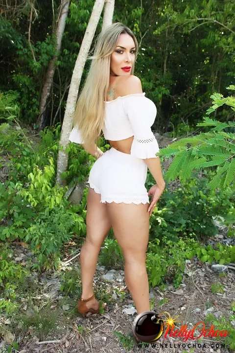 Mature Trans Woman Strips Off Her Panties Outdoors – photo 3 of 15