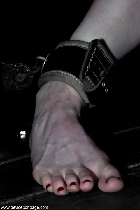 Claire Adams: Blonde Latina in Bondage Takes Candle Wax and a Dildo from Her Partner – photo 13 of 21