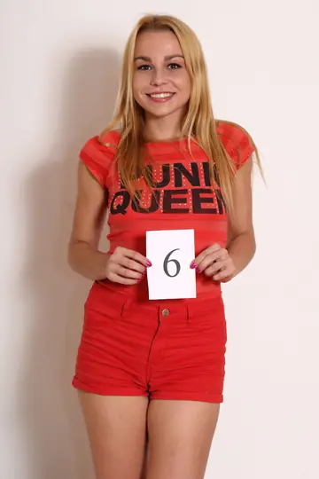 Rebecca Black – Petite Blonde Undresses and Spreads Wide at a Casting
